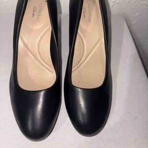 Clarks Elegant Black Heels